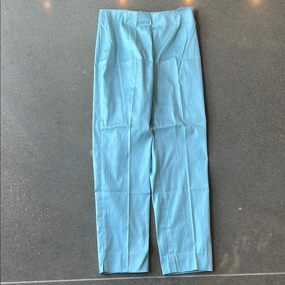 Leggiadro Duponi Shantung Side Zip Pants- NWT